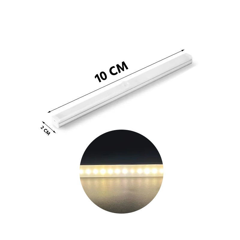 Luz LED Recarregável com Sensor de Movimento USB: Iluminação Inteligente e Econômica