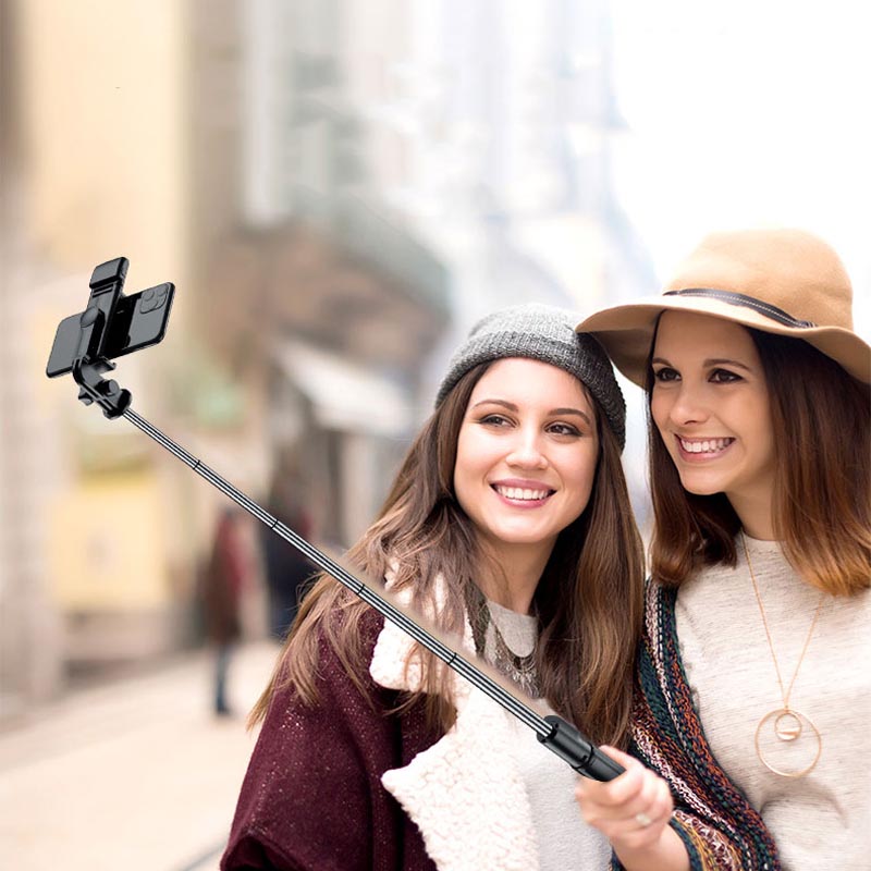 Selfiegram Tripé Multifuncional 5 em 1: Luz LED, Bluetooth, Fotos e Vídeos