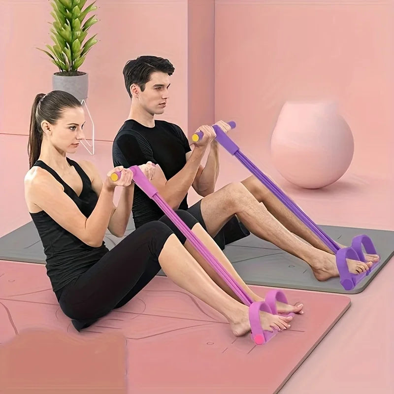 Extensor Elástico FitHome Premium para Exercícios, Academia e Ginástica em Casa