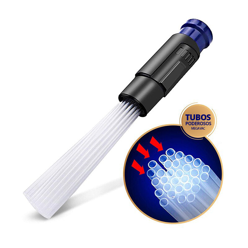 Escova Engate Universal Aspirador Pó Mega Vac: Limpeza Rápida, Acessórios Flexíveis