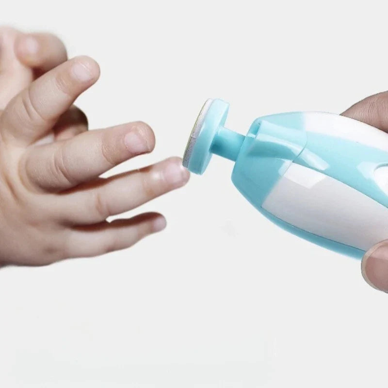 Lixador Elétrico de Unhas para Bebês: Seguro, Silencioso, Kit Completo com Estojo Portátil