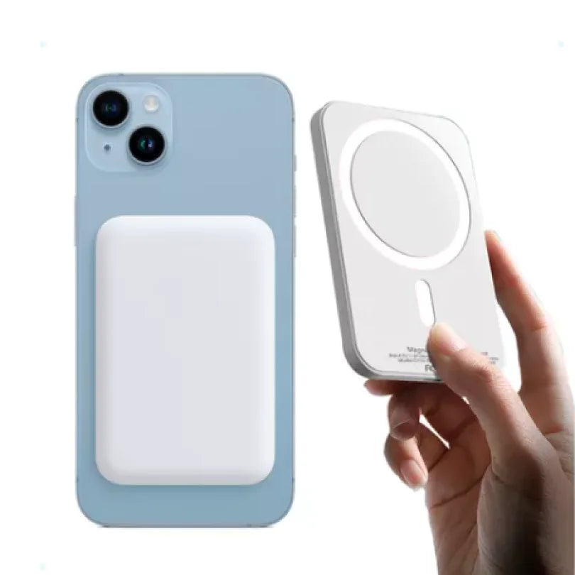Carregador Portátil por Indução Sem Fio para iPhone: Recarga Rápida Magnética