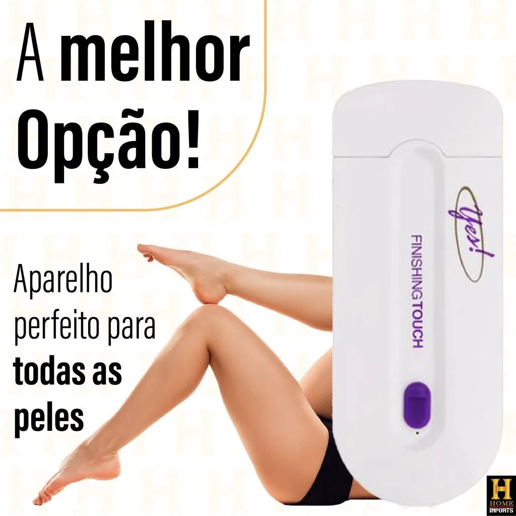 Depilador Corporal Elétrico Feminino Sem Dor Sense-Light Recarregável Portátil Suave