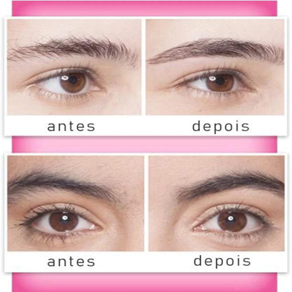 Caneta Depiladora Elétrica Portátil: Remoção de Pelos para Sobrancelha, Rosto e Corpo