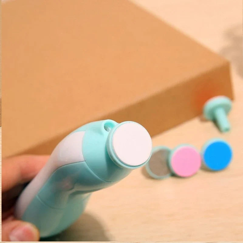 Lixador Elétrico de Unhas para Bebês: Seguro, Silencioso, Kit Completo com Estojo Portátil
