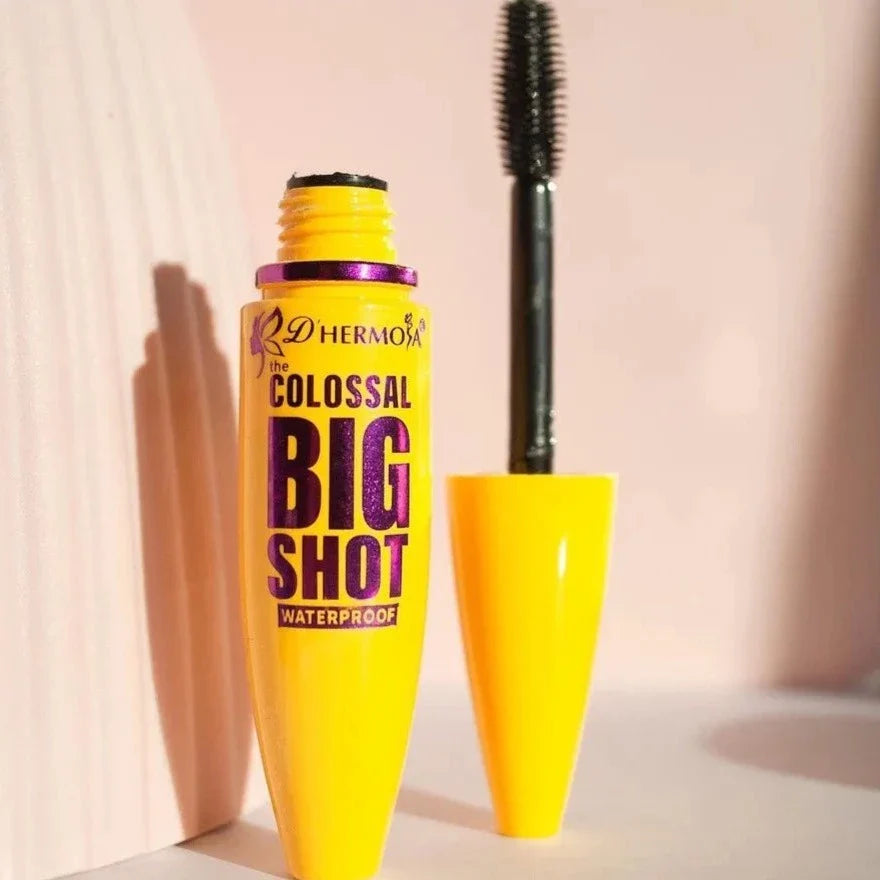 Máscara Cílios Volume Máximo Prova D'Água Cerdas Silicone Longa Duração