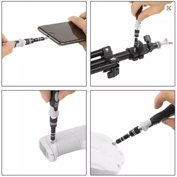 Conjunto Profissional Ferramentas Reparo Multiuso -115 Em 1