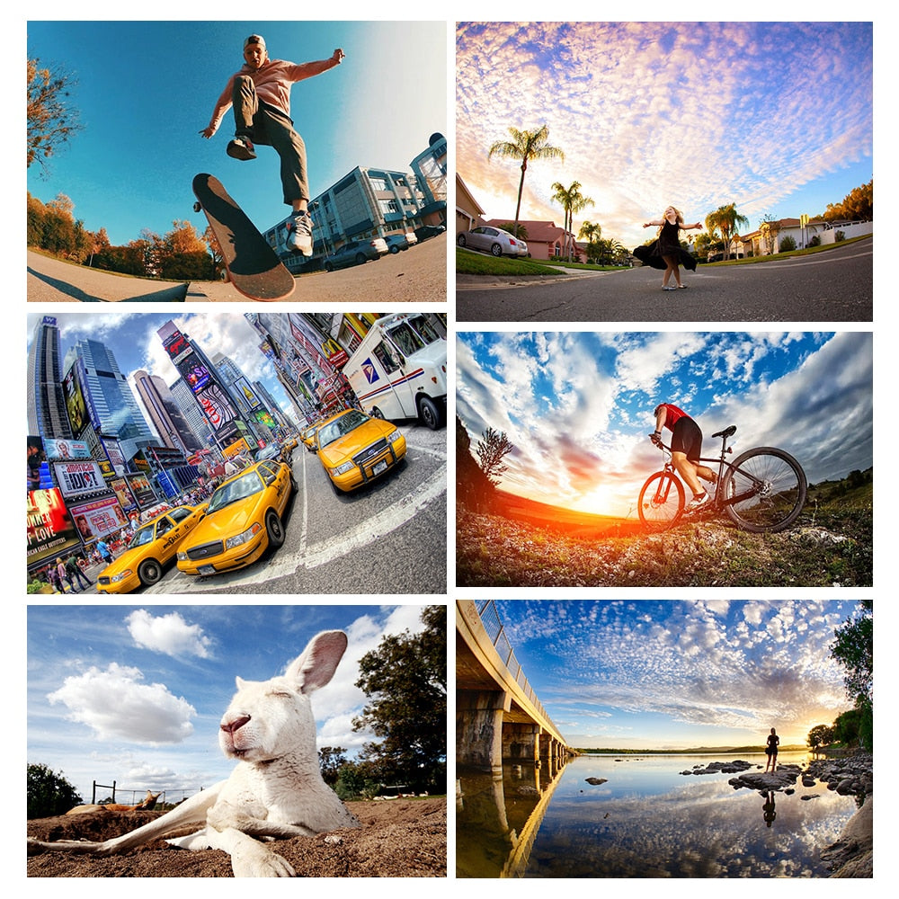 Kit Lentes Fotográficas Profissionais 2 em 1 Universal Macro Grande Angular para Smartphone