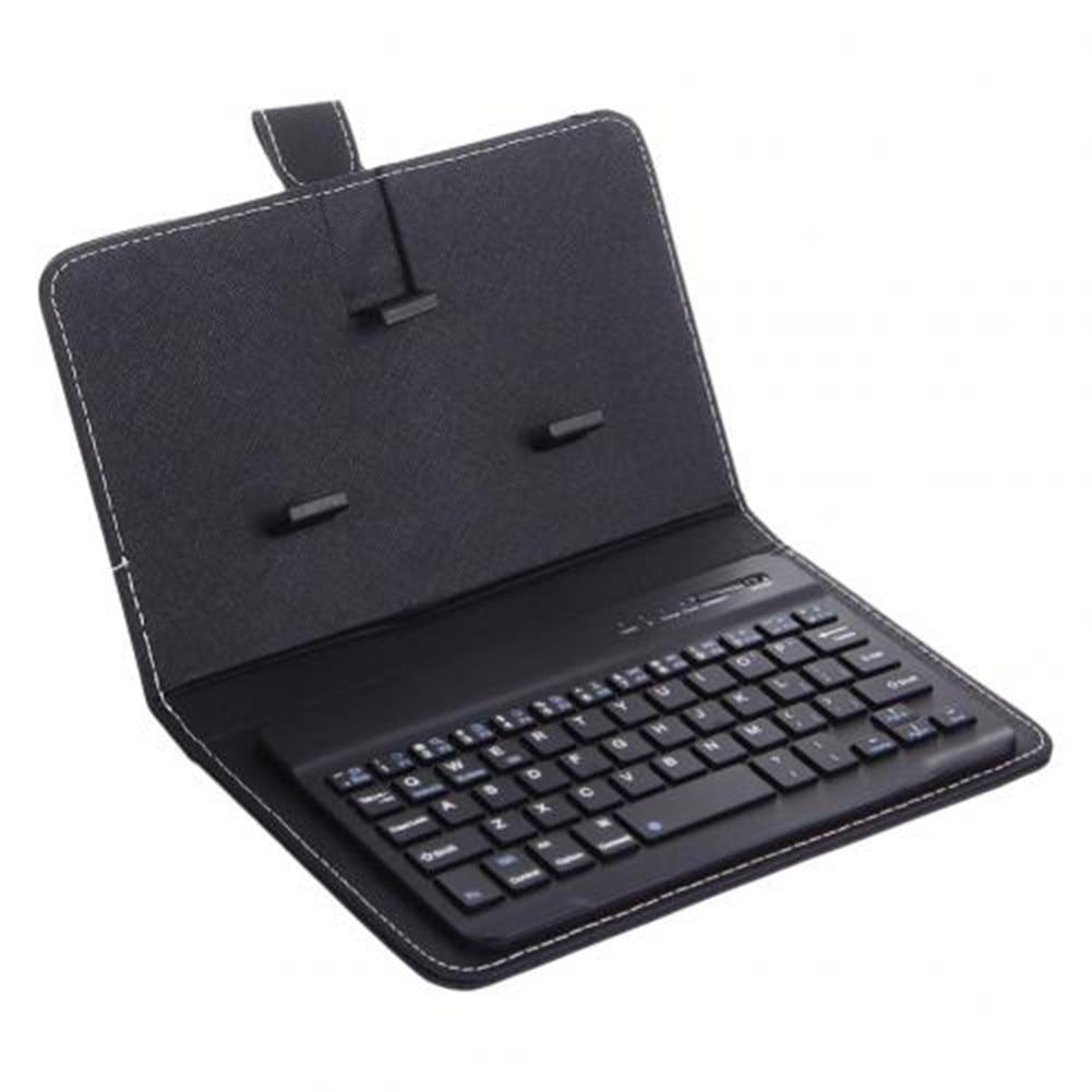Teclado Bluetooth Universal Portátil com Capa Protetora para Smartphones Android e iPhone