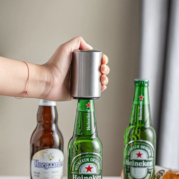 Abridor de Garrafas Handflix Automático Magnético: Praticidade e Estilo para Sua Cerveja