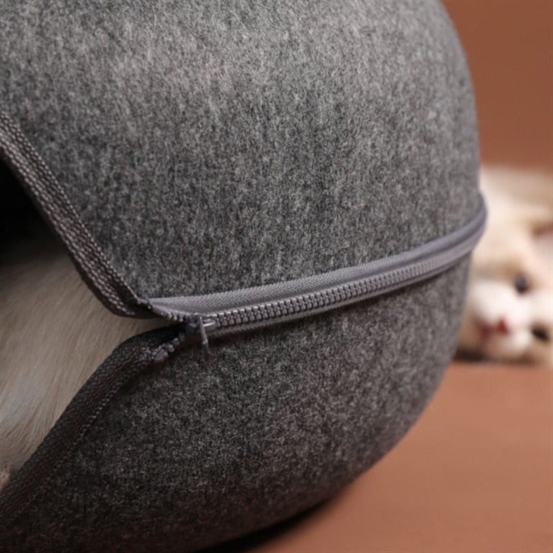 Cama Túnel Donut para Gatos: Conforto Supremo, Diversão Interativa e Aconchego Felino