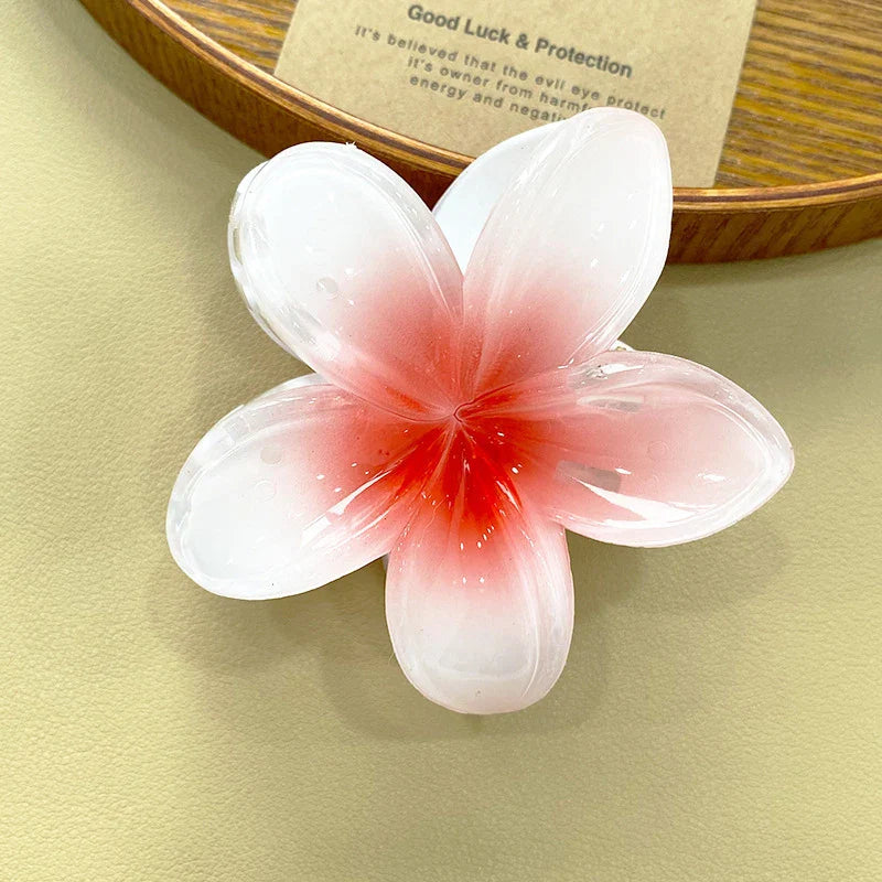 Prendedor de Cabelo Piranha Floral Blogueira Elegante Praia Verão Design Exclusivo