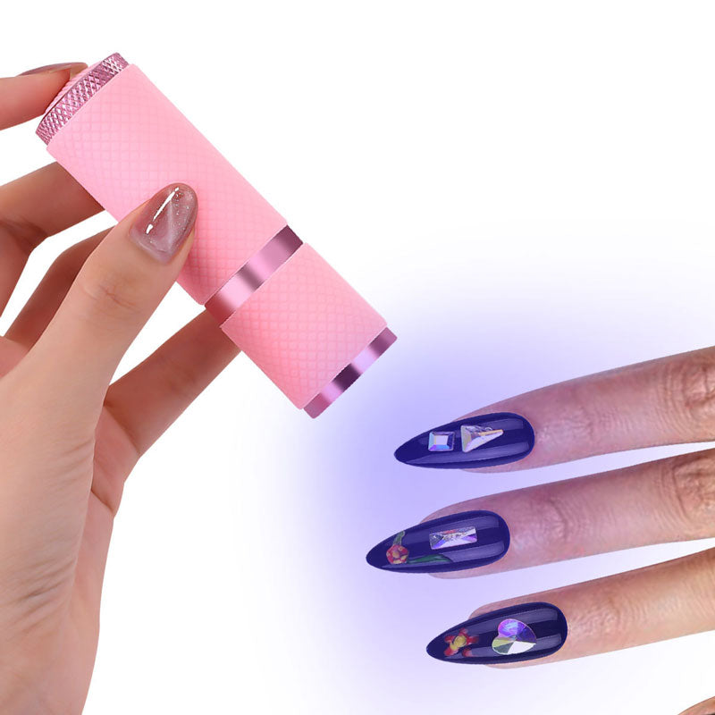 Mini Secador de Esmalte Portátil UV LED Rápido para Unhas Perfeitas Instantaneamente