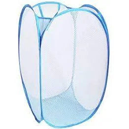 Cesto Organizador Dobrável Multifuncional Tela Malha Roupa Brinquedos Casa Viagem