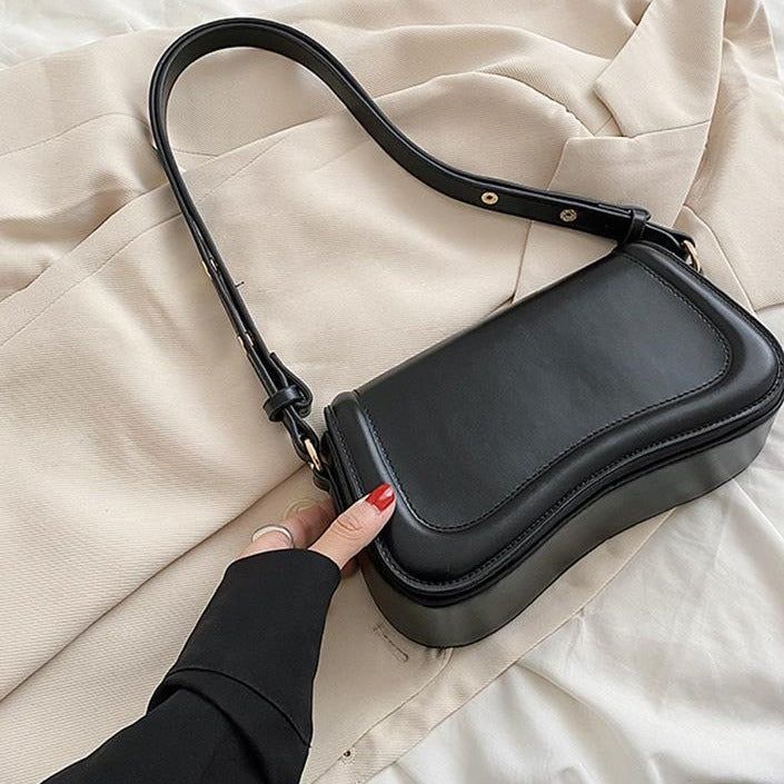 Bolsa Feminina Luxo Elegante Alça Dupla Couro Sintético Cores Modernas Versátil