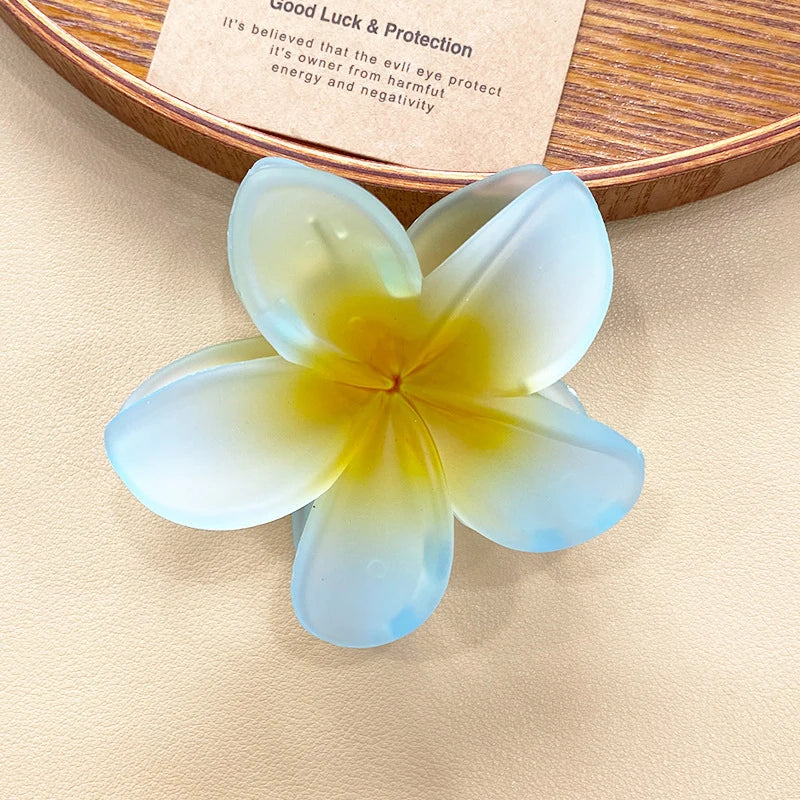 Prendedor de Cabelo Piranha Floral Blogueira Elegante Praia Verão Design Exclusivo
