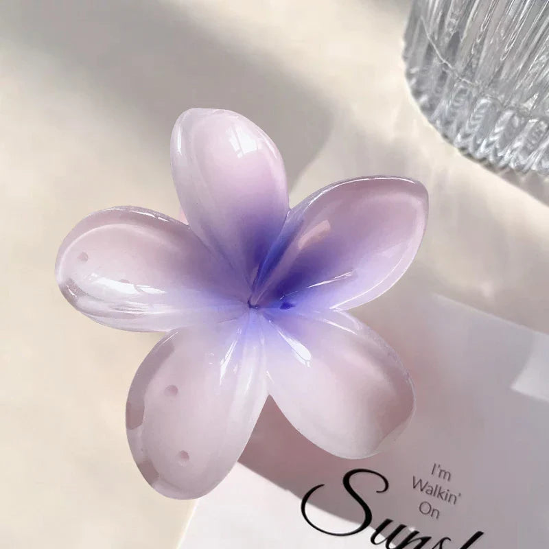 Prendedor de Cabelo Piranha Floral Blogueira Elegante Praia Verão Design Exclusivo