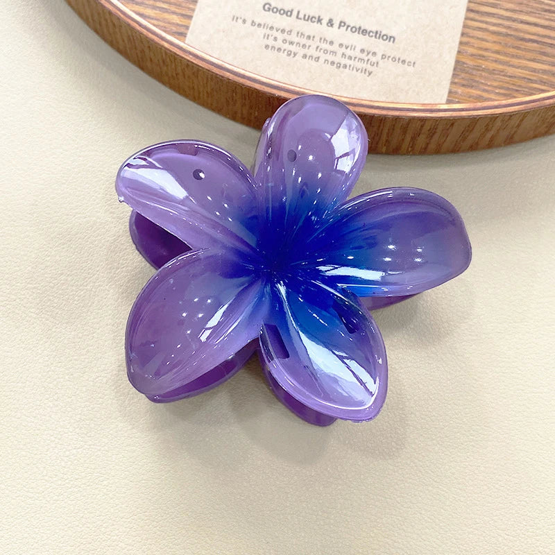 Prendedor de Cabelo Piranha Floral Blogueira Elegante Praia Verão Design Exclusivo