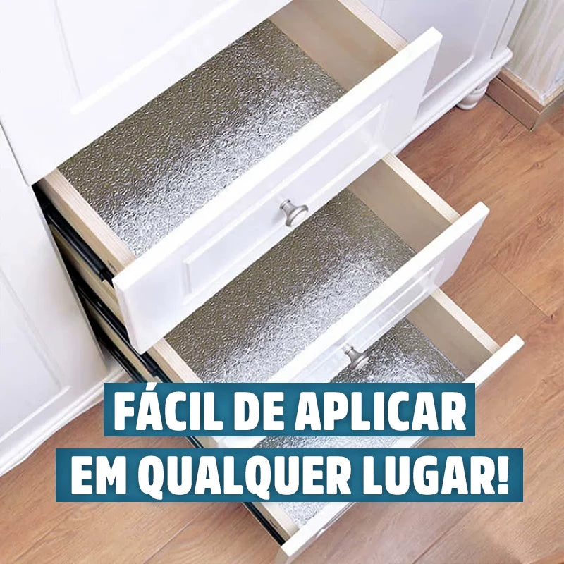 Adesivo Alumiplus: Proteção Cozinha Antigordura, Impermeável, Fácil Aplicação