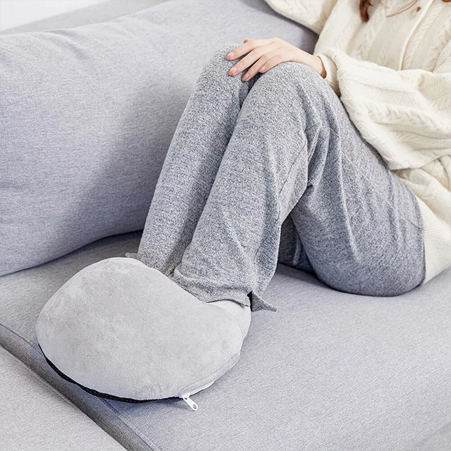 Aquecedor de Pés Elétrico CozyFeet: Conforto Supremo, Alívio Rápido do Frio, Macio e Seguro