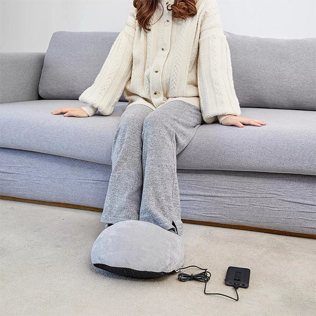 Aquecedor de Pés Elétrico CozyFeet: Conforto Supremo, Alívio Rápido do Frio, Macio e Seguro