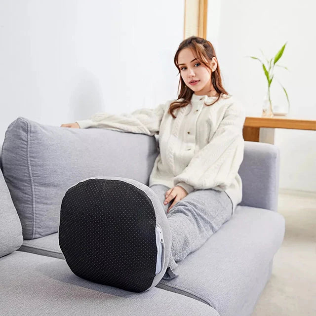 Aquecedor de Pés Elétrico CozyFeet: Conforto Supremo, Alívio Rápido do Frio, Macio e Seguro