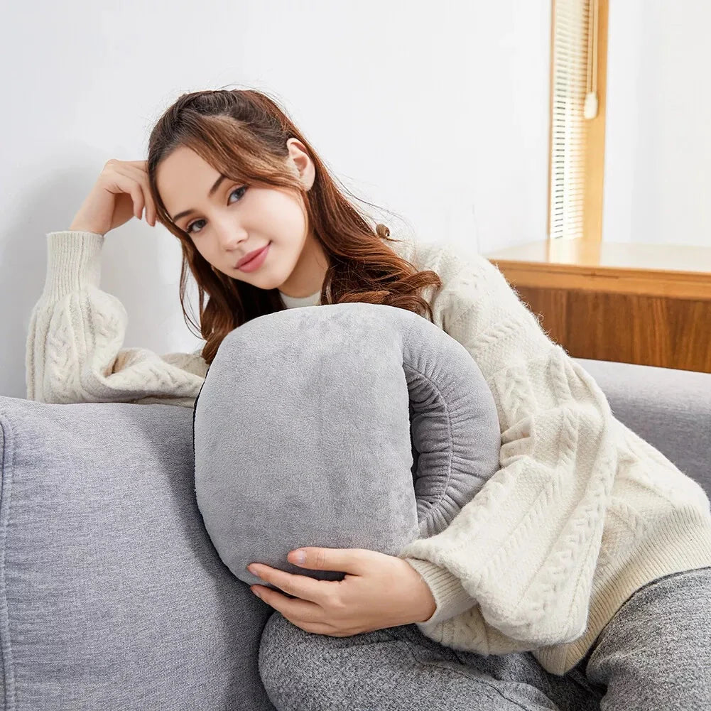 Aquecedor de Pés Elétrico CozyFeet: Conforto Supremo, Alívio Rápido do Frio, Macio e Seguro