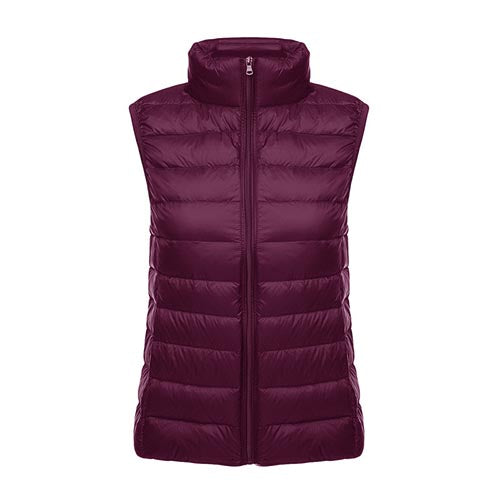 Colete Puffer Feminino Leve Premium: Quentinho, Corta-Vento e Resistente à Água