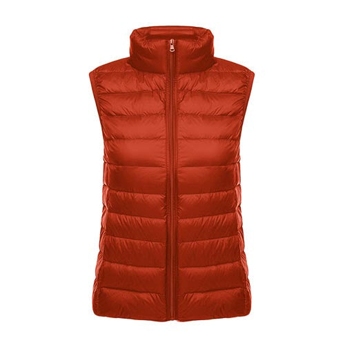 Colete Puffer Feminino Leve Premium: Quentinho, Corta-Vento e Resistente à Água
