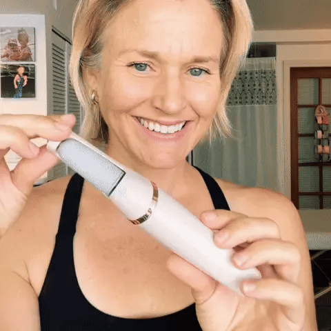 Lixa Elétrica Portátil CallusCare: Pés Macios, Remove Calos e Rachaduras Facilmente