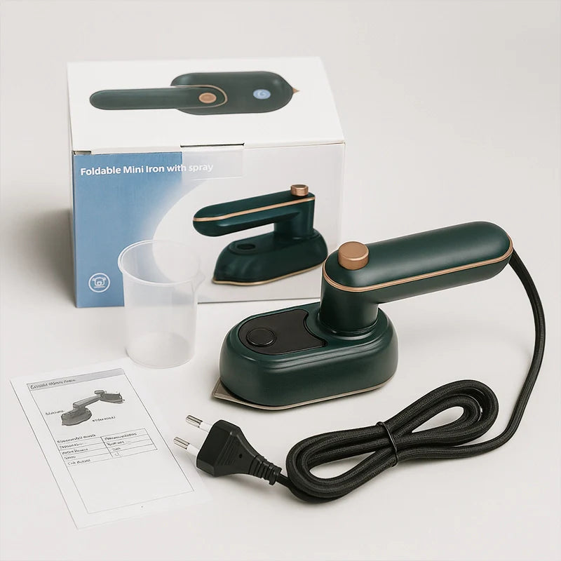 Vaporix Mini Ferro a Vapor Bivolt Portátil: Roupas Lisas em Segundos