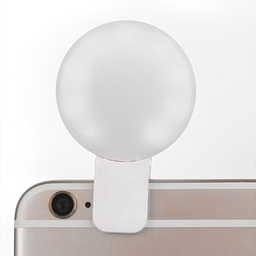 Anel de Luz LED Recarregável com Clipe para Celular: Selfie e Vídeo Perfeitos!