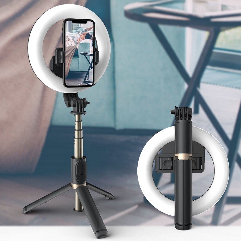 Selfiegram Ring Light: Tripé Extensível 90cm, Iluminação LED, Bluetooth, Fotos Profissionais