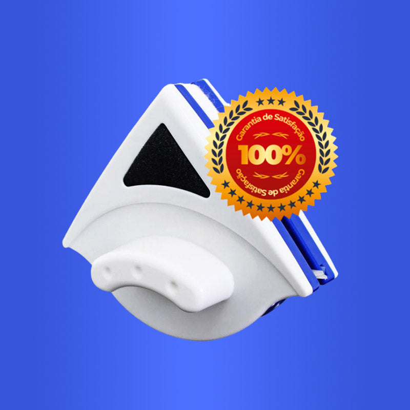 Mega Brush Limpador de Janelas Dupla Face: Vidros Brilhantes e Limpeza Rápida