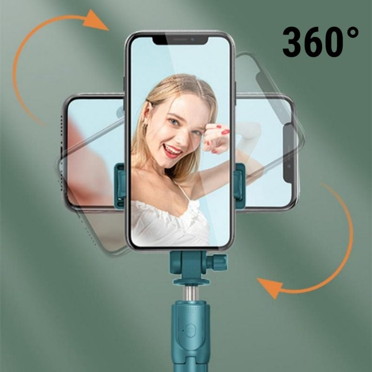 Selfiegram Tripé Multifuncional 5 em 1: Luz LED, Bluetooth, Fotos e Vídeos