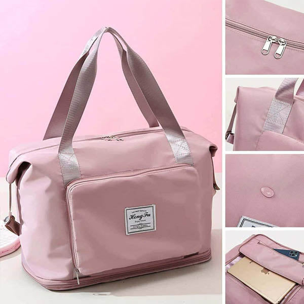 Bolsa Joli Grande Expansível Impermeável Viagem Multiuso Feminina Resistente Durável