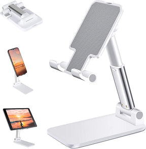 Suporte de Mesa Ergonômico Universal Ajustável para Celular e Tablet