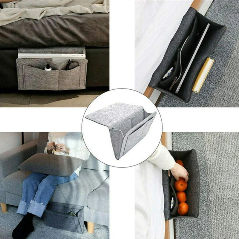 Suporte Organizador Criativo Savant para Cama e Sofá: Mantenha Tudo Acessível