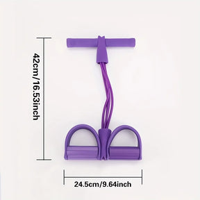 Extensor Elástico FitHome Premium para Exercícios, Academia e Ginástica em Casa