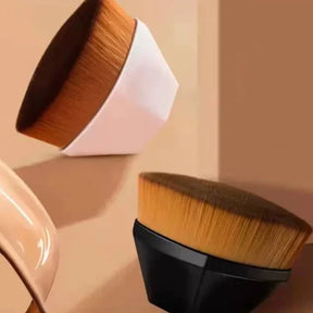 Pincel de Base de Precisão Profissional para Cobertura Impecável Rosto Maquiagem Suave