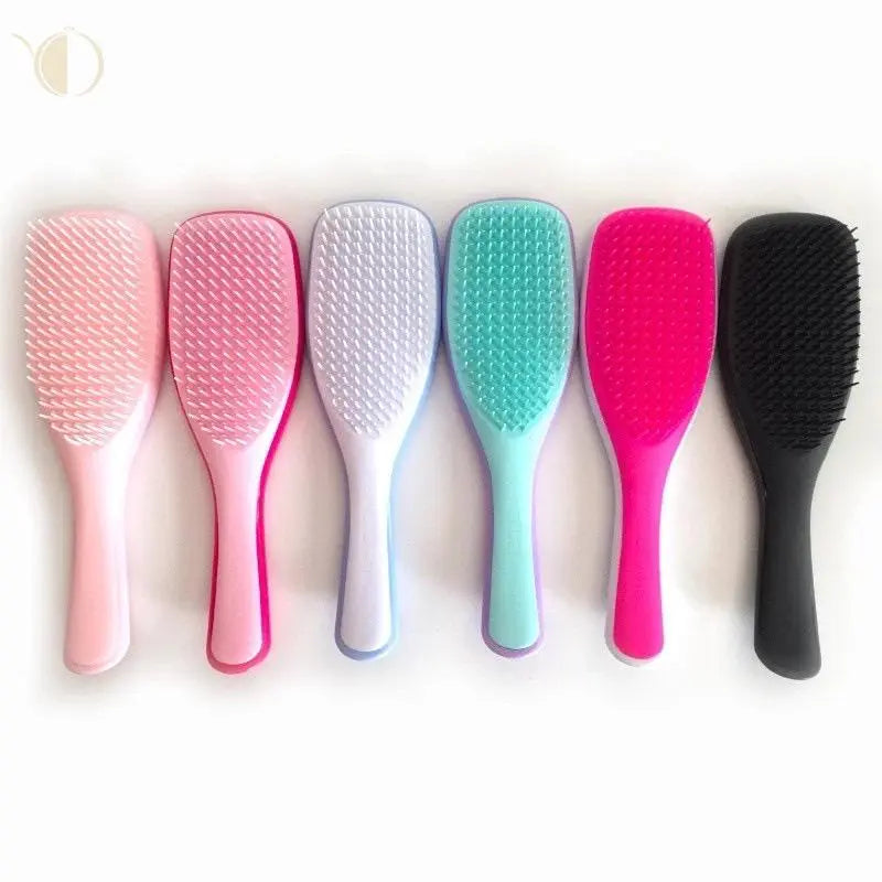 Escova Mágica Anti-Quebra: Desembaraço Suave, Frizz Zero para Cabelos Saudáveis