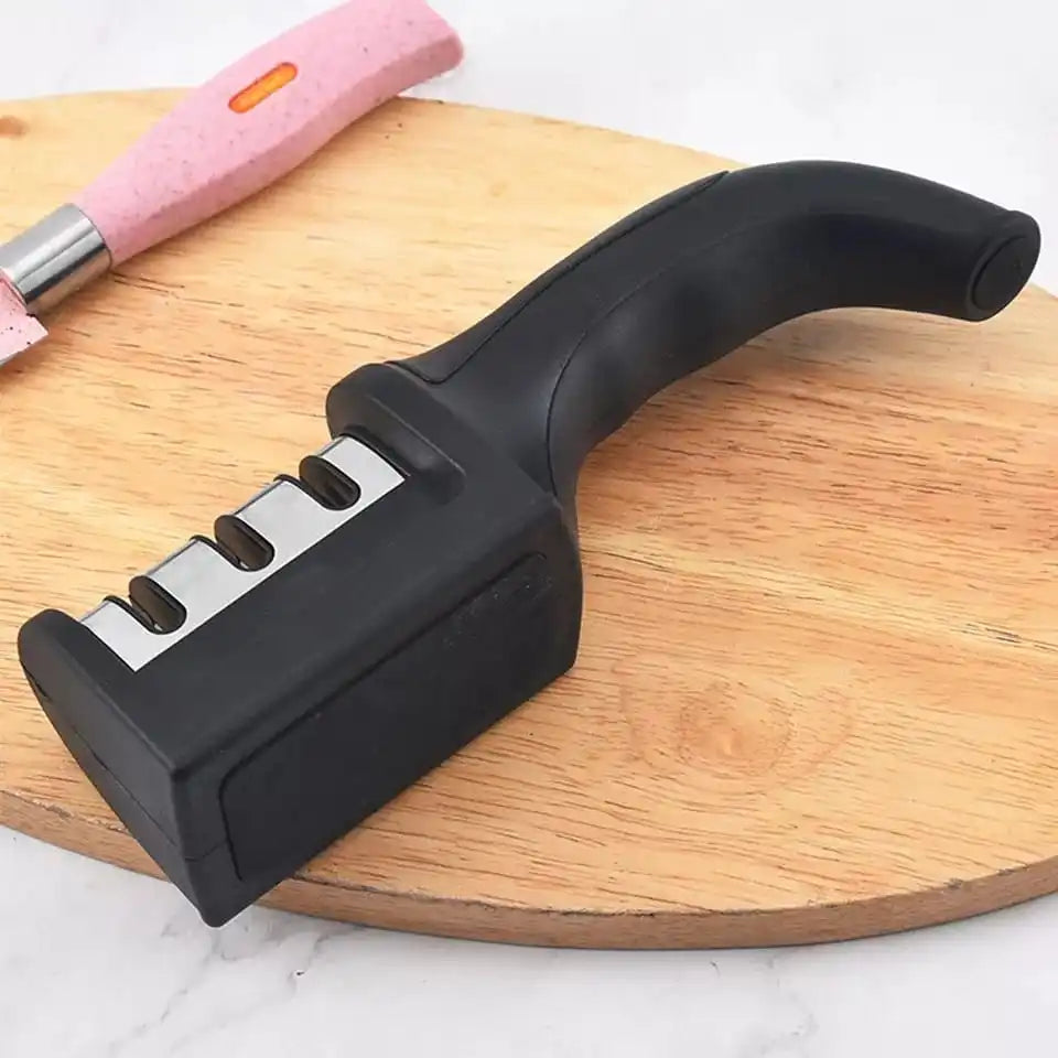 Afiador Profissional de Facas 3 Estágios: Restaurador de Lâminas Super Afiadas