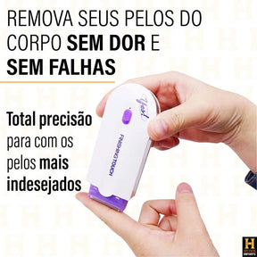 Depilador Corporal Elétrico Feminino Sem Dor Sense-Light Recarregável Portátil Suave