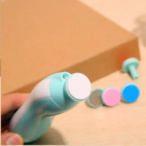 Lixador Elétrico de Unhas para Bebês: Seguro, Silencioso, Kit Completo com Estojo Portátil
