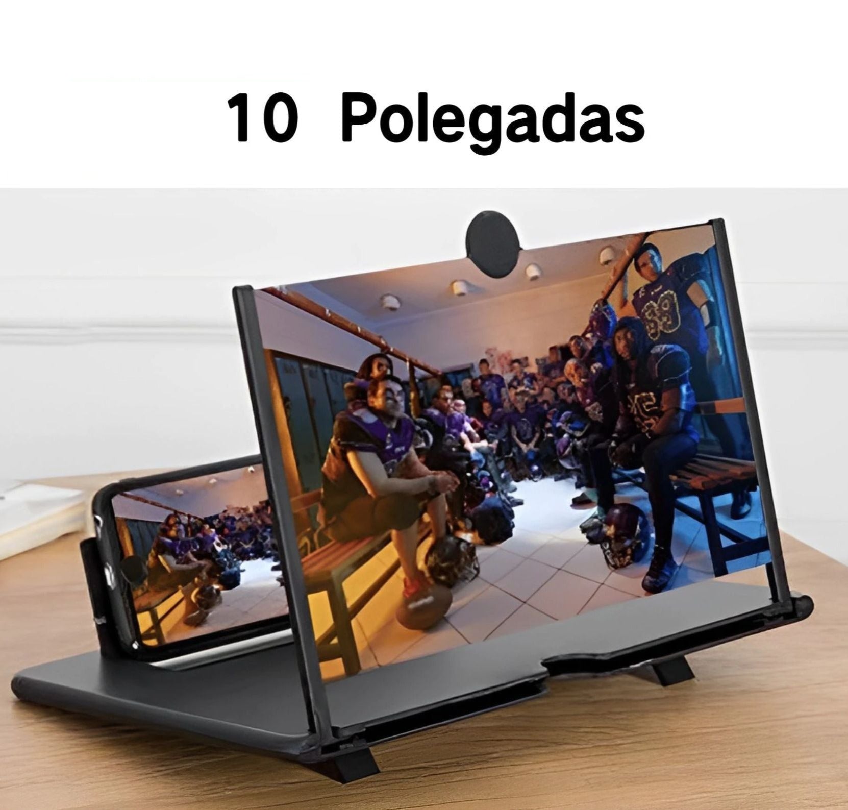 Ampliador de Tela 10 Polegadas para Celular: Visão 3x Maior, Portátil, Dobrável