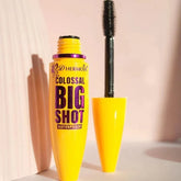 Máscara Cílios Volume Máximo Prova D'Água Cerdas Silicone Longa Duração