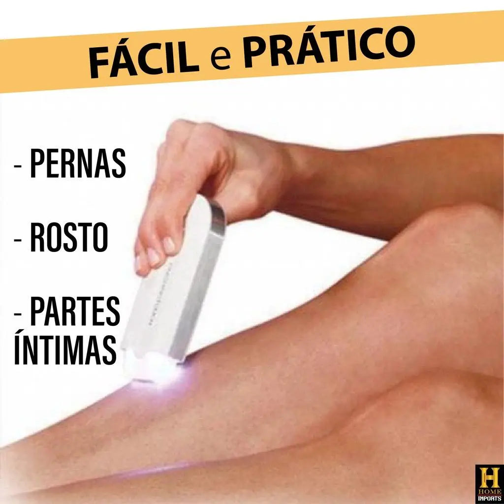 Depilador Corporal Elétrico Feminino Sem Dor Sense-Light Recarregável Portátil Suave