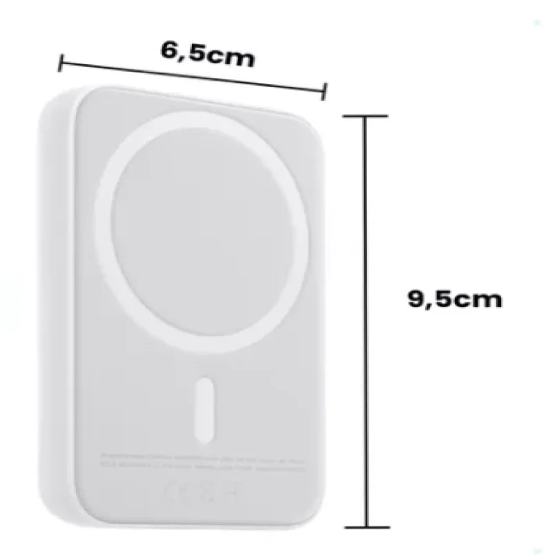 Carregador Portátil Magnético por Indução Sem Fio iPhone Recarga Rápida