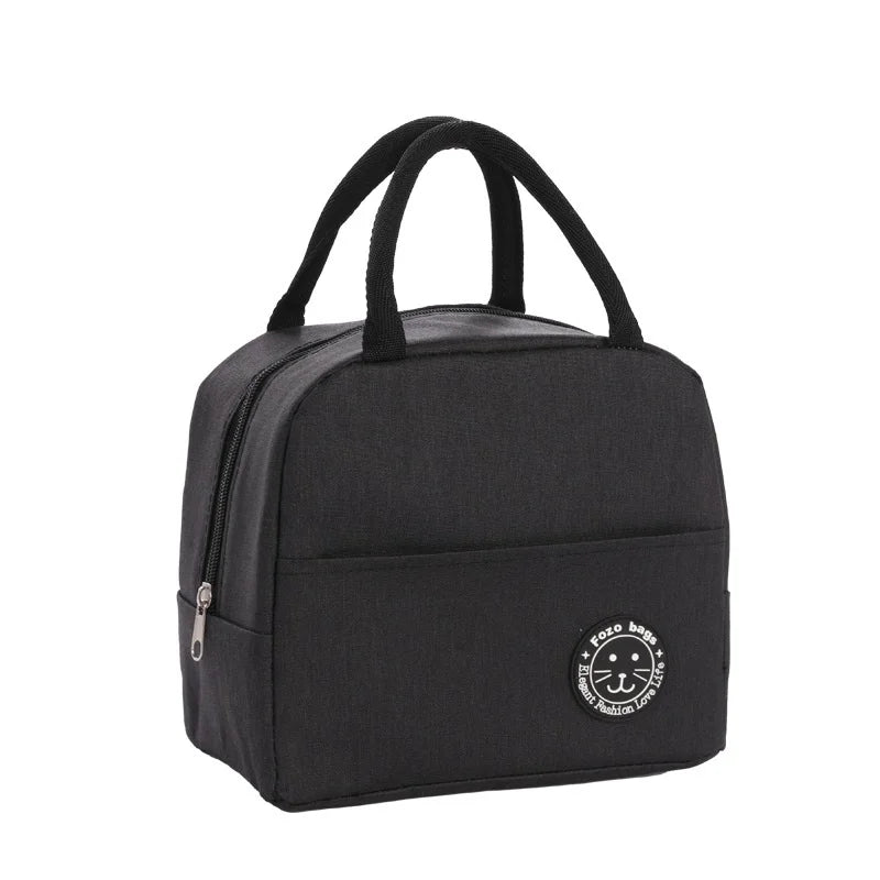 Bolsa Térmica Marmita Portátil Estilosa Compartimentos Múltiplos Alça Ajustável Conserva Frescor