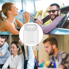 Fone de Ouvido Bluetooth Wireless Universal: Áudio Sem Fios com Microfone Integrado